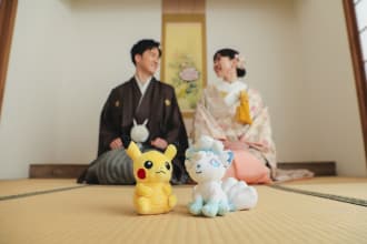 和洋の衣装を着てスタジオ撮影！