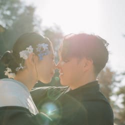 透き通る青空の下、八坂へお散歩