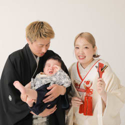 家族で和装スタジオ撮影！