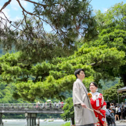 若葉煌めく嵐山