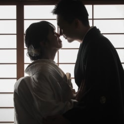 和装をお二人だけの空間で