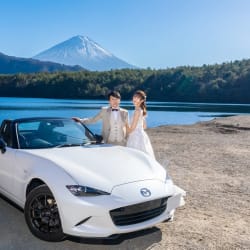 Mt.Fuji with a Car