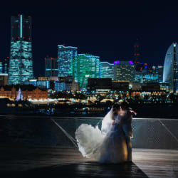 横浜の夜景と撮影