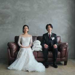 お二人だけの世界観が詰まったスタジオ撮影♪
