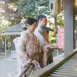 検見川神社で和装撮影♪