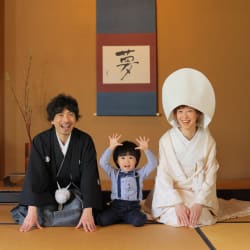 旧安田楠雄邸でご家族様と