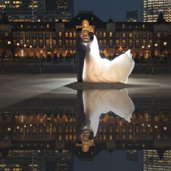 夜景煌めく東京駅ロケーション