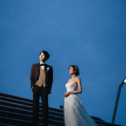 カラードレスとウェディングドレス