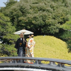 大仙公園で和装撮影