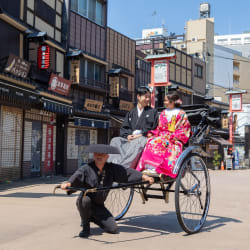 浅草人力車ロケ満喫