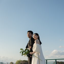 函館で自然なお二人を