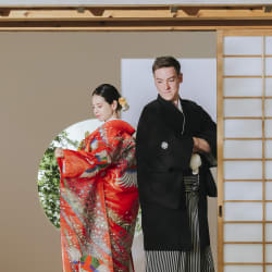 屋内庭園スタジオで！