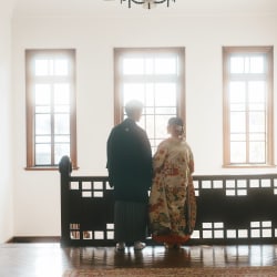 和装×西洋館のレトロなお写真