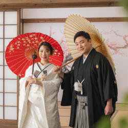 【和の美しさを堪能！】屋内庭園スタジオ【色打掛＆白無垢2着プラン】