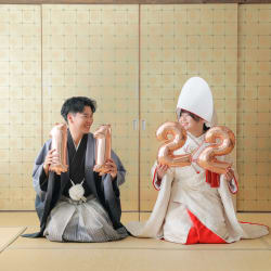 小物のお持ち込みで楽しく！屋内庭園スタジオ