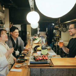 和装で居酒屋！？おふたりならではのロケーション撮影♪
