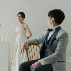 二人の好きなものを持ち寄って楽しいフォトウェディング