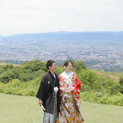晴天の若草山