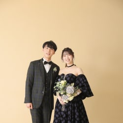 紺色チェックでbe chic