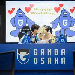 ガンバファンのおふたりの前撮り♡