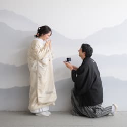 屋内庭園スタジオで素敵な一枚を