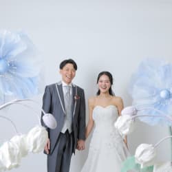 	笑顔溢れるスタジオ撮影