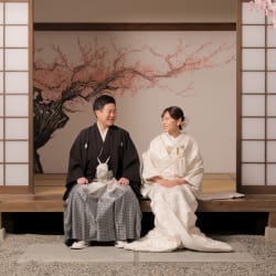 白無垢と和庭園スタジオ