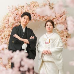 桜を先取りスタジオ撮影♬