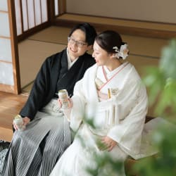 スタジオで快適に和装撮影◎