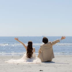 青空の下で海と一緒に！