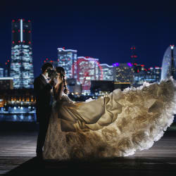 和装屋内庭園スタジオ2着+大桟橋夜景ロケーション