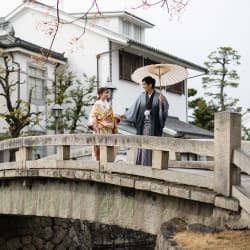 レトロな街並み岡山美観地区