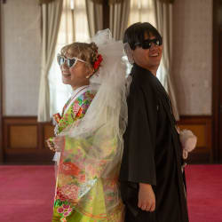 お二人らしさ全開で。