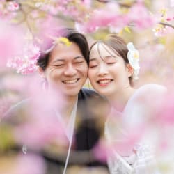 河津桜の季節に、特別な前撮りをしてみませんか？
