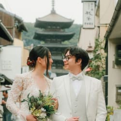 洋装を纏って古都へ