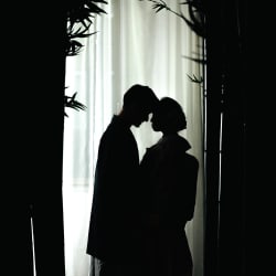 屋内庭園で暖かく