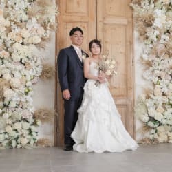 ドライフラワーのチャペル撮影