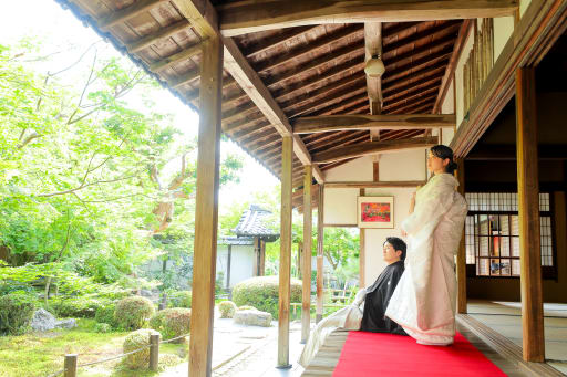 夏色に染まる圓光寺