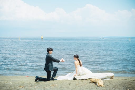 海も和装も楽しんだ撮影の日