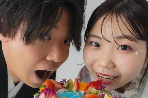 カジュアルにかわいく【和装ハウススタジオ】