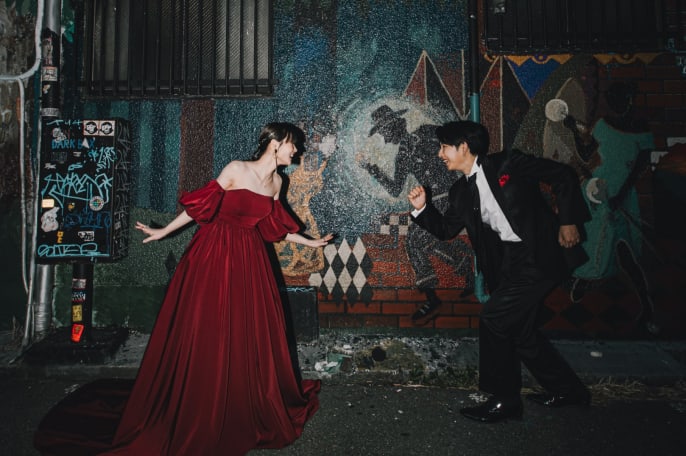思い出をたどる 結婚写真