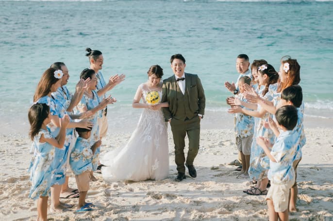 祝福の声と 家族の思い出