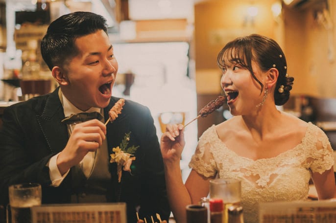 食べて飲んで 全力投球