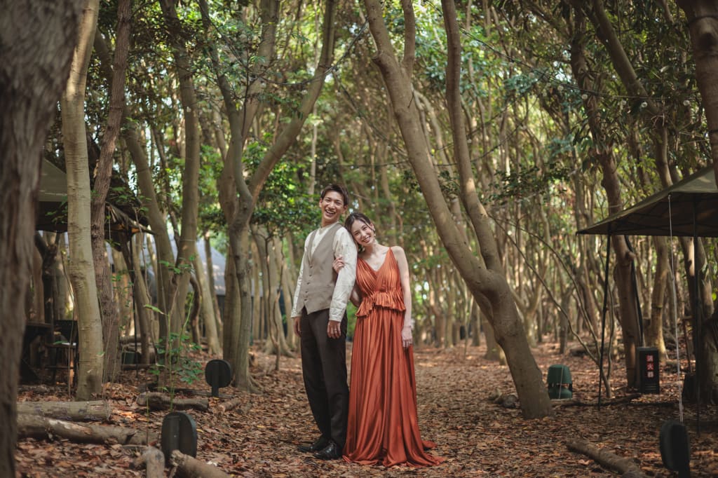 グランピングウエディングフォトプラン | スタジオAQUA 浅草店 | フォトウェディング・前撮り・結婚写真