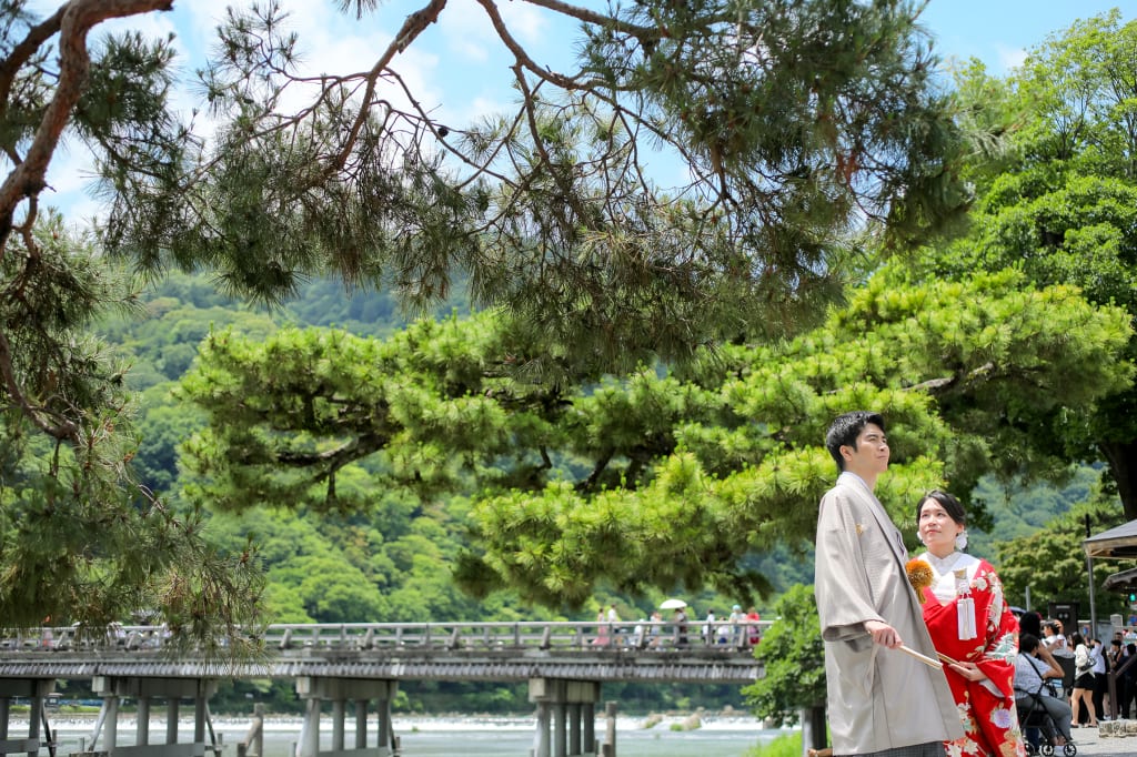 若葉煌めく嵐山