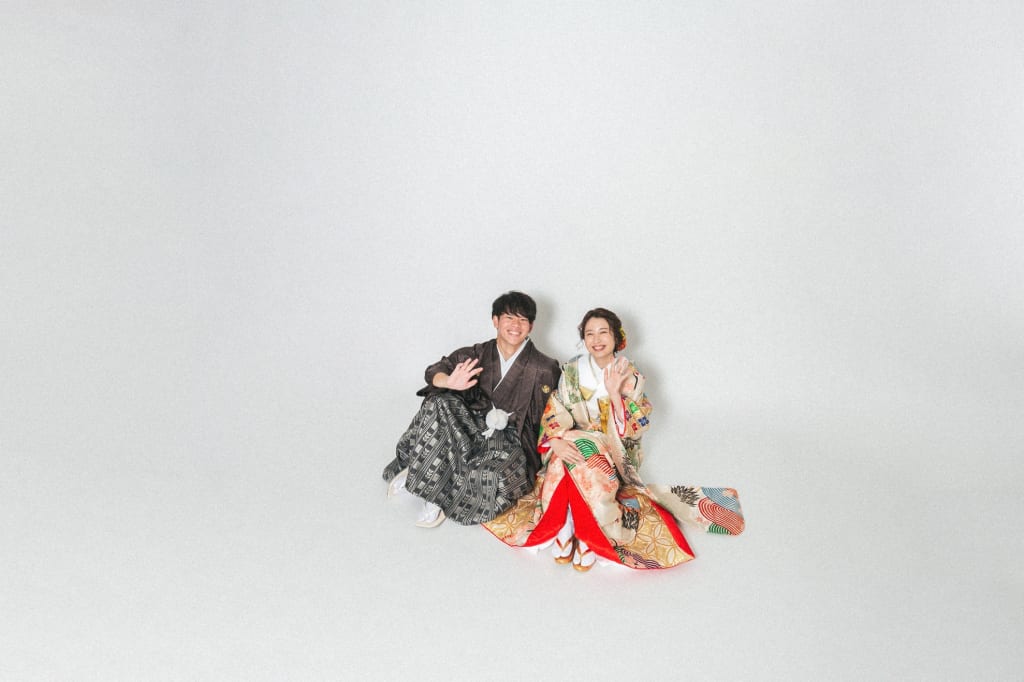 和装でスタジオ撮影！