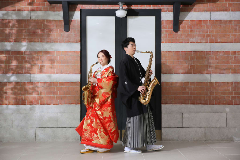 持ち込みたい小物いっぱいでも屋内庭園で撮れちゃいます♪