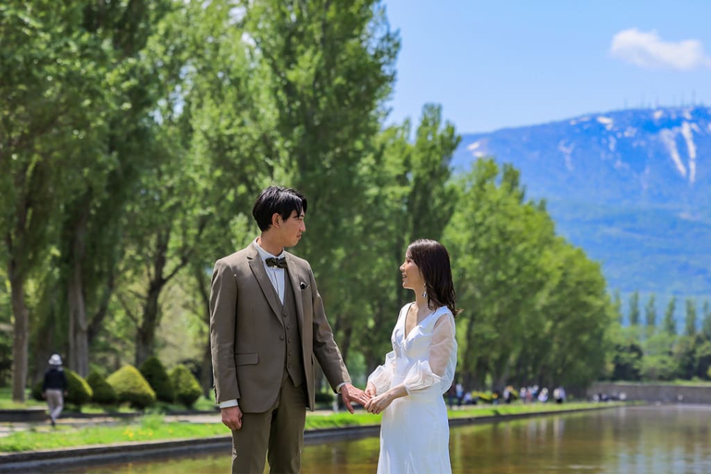 前田森林公園 | デコルテフォトグラフィー | 前撮り・フォトウェディング