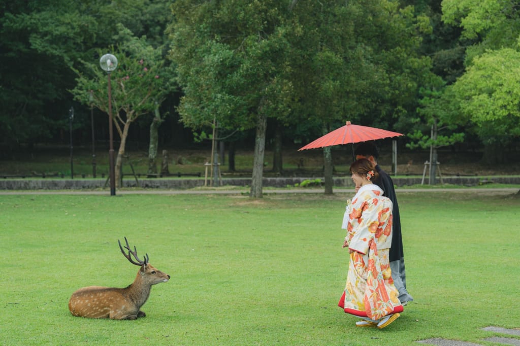 奈良での和装撮影