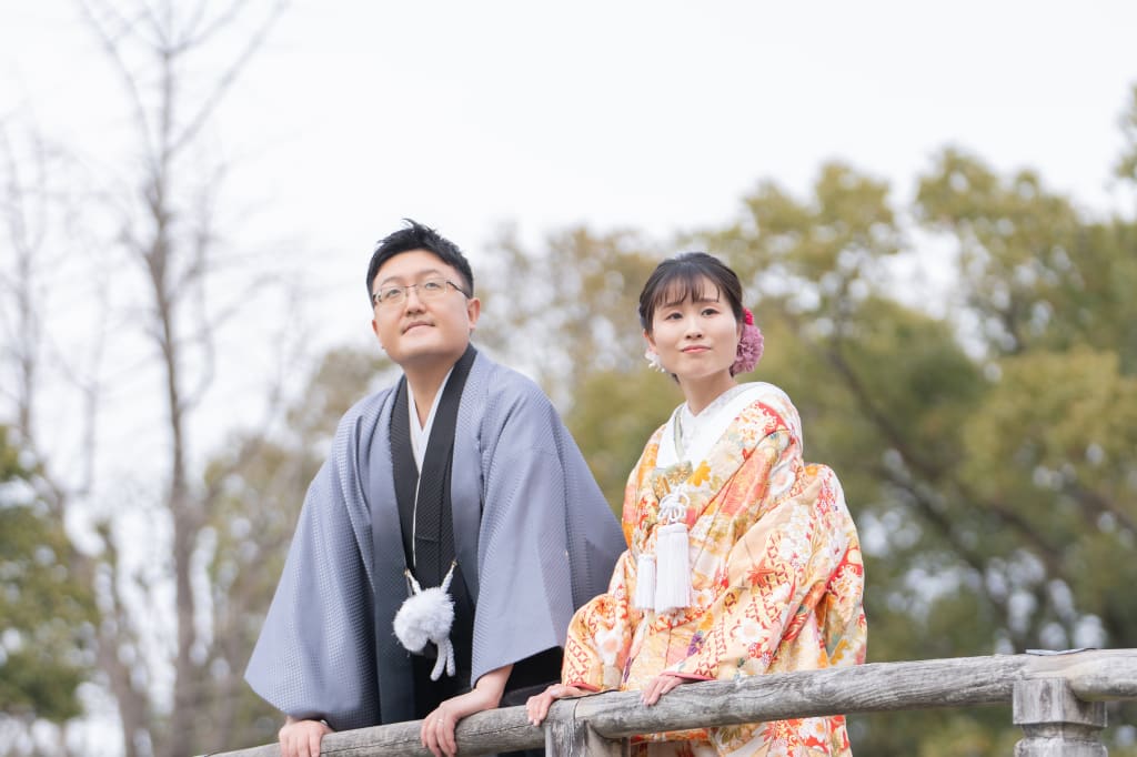 花田苑での和装ロケーション